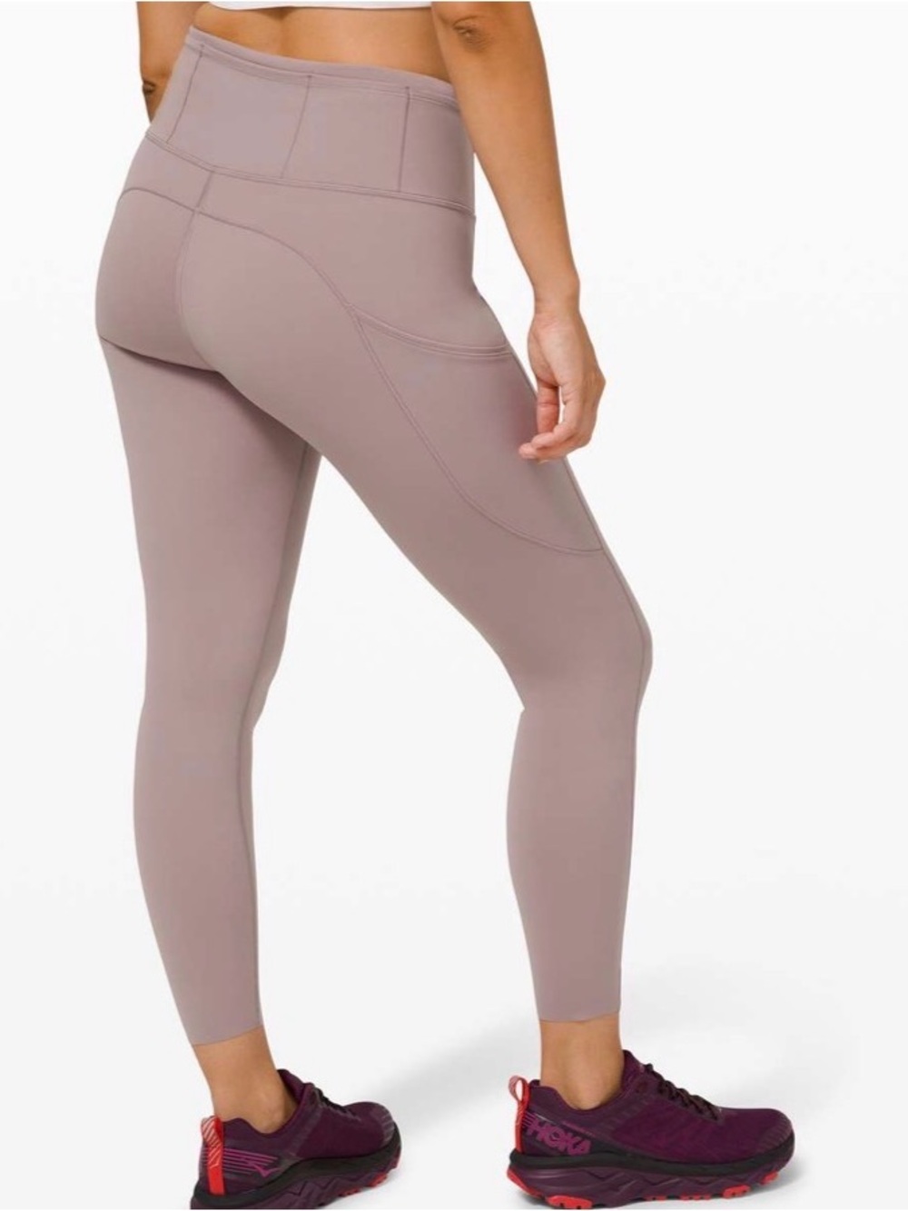 Lululemon Fast and Free Tight II 25" *Non-Reflective Nulux Violet Verbena 6
